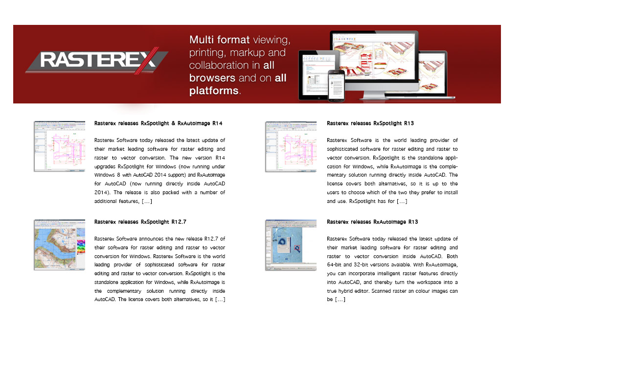 Rasterex, PIPENET Vision, Scanning